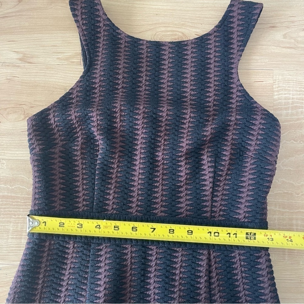 Anthropologie Maeve Meridian Boho Midi Dress Texture Racerback Black Brown Small - Picture 12 of 16